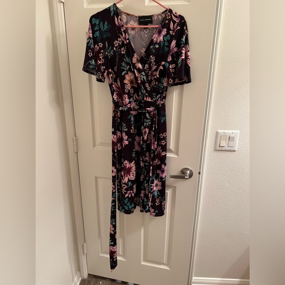 Donna Morgan Faux Wrap Dress